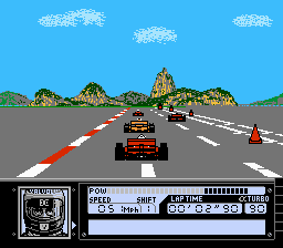 Игра Денди Al Unser Jr. Turbo Racing (Аи Аншер младший Турбо гонщик) онлайн