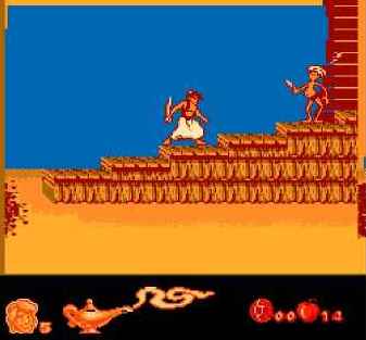 Игра Денди Aladdin (E) (Аладдин) онлайн