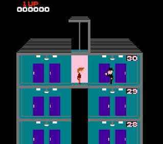 Игра Денди Elevator Action (Лифтер) онлайн