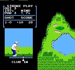 Игра Денди Golf (Гольф) онлайн