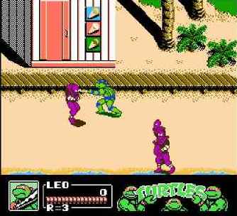Игра Денди Teenage Mutant Ninja Turtles III - The Manhattan Project (Черепашки 3) онлайн