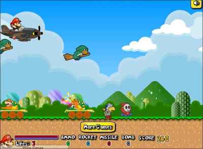 Mario Airship Battle