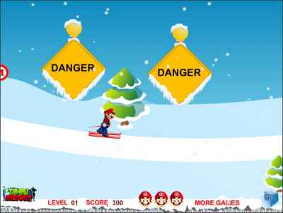 Mario Ice Skating 2