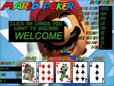 Mario Poker