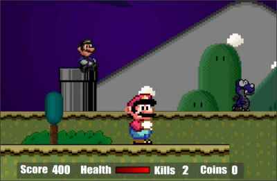 Super Mario Flash Halloween Version