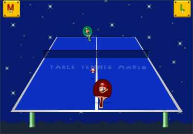 Table Tennis Mario